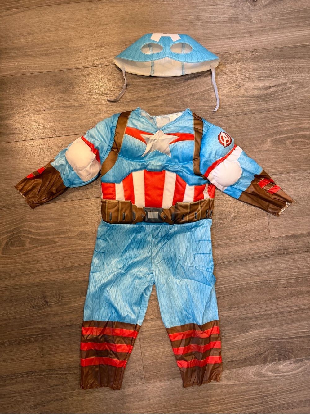 Captain America Superhero Costume with Mask